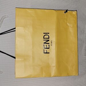 Fendi Designer Shopping Bag Used